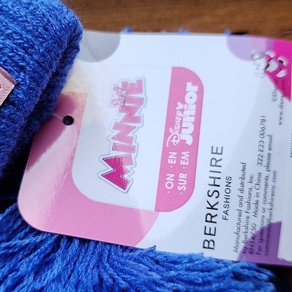 Minnie Mouse Licensed Toddler Knit Beanie Hat & Mitten Set - Picture 9 of 10